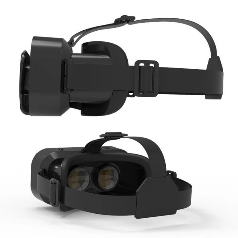 VR Glasses 3D Virtual Reality Box G10 IMAX Giant Screen Google Cardboard Helmet for 4.7-7inch Smartphone Matching Joystick