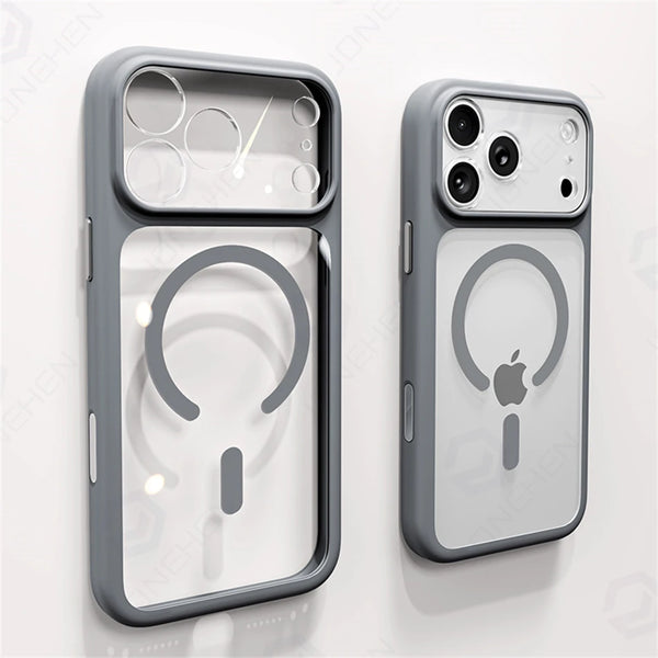Magnetic Business Simplicity Shockproof Orange Bumper Camera Button Case