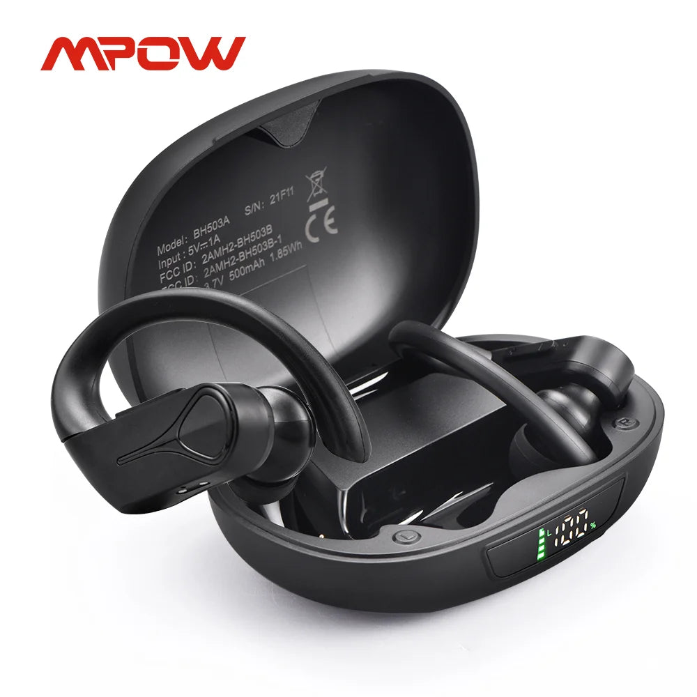 Mpow Flame Solo Wireless Earphones TWS Bluetooth 5.4 Earbuds with ENC Noise