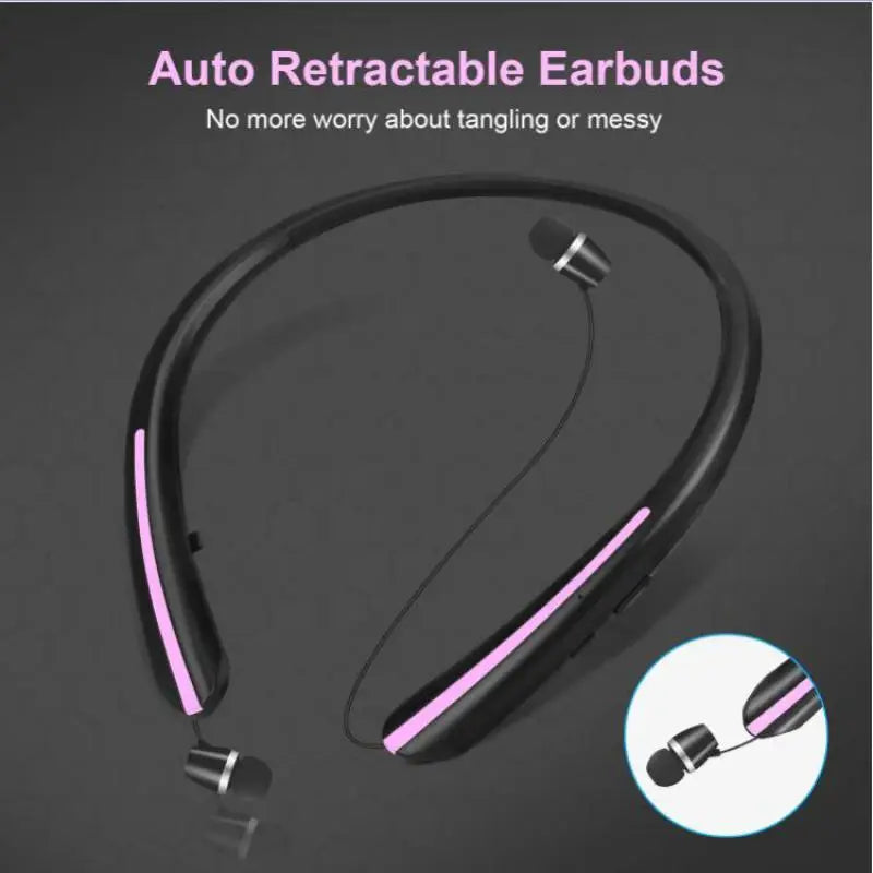 New Neckband Bluetooth Headphone Earphone Wireless Headset Waterproof
