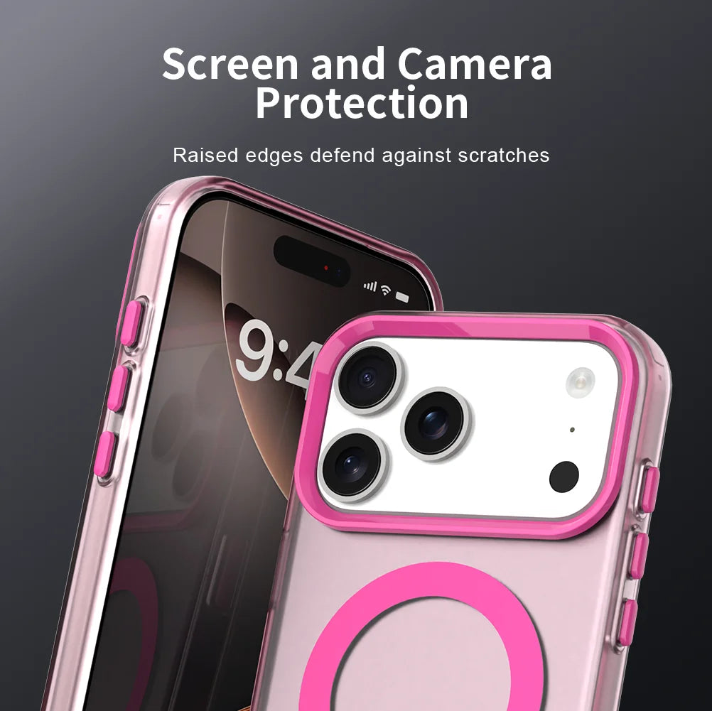 Matte Clear For Magsafe Wireless Charge Case for iPhone Max Military Shockproof