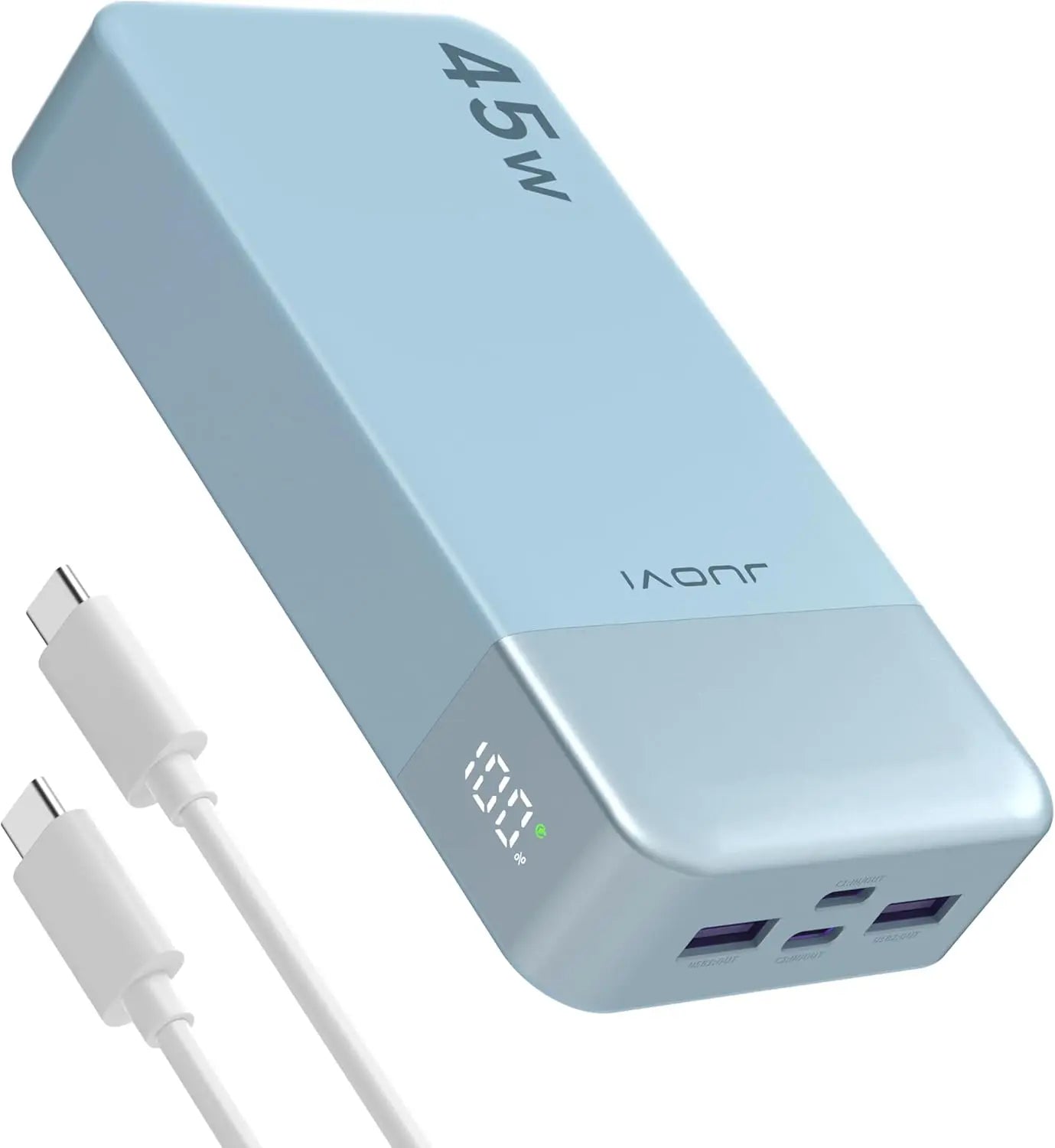 20000mAh Power Bank JUOVI J2621 Portable Fast Charging Battery Pack