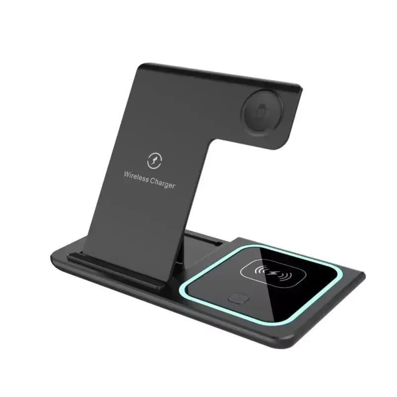 Wireless Charger Stand Pad Foldable Fast Charging Station Dock For iPhone