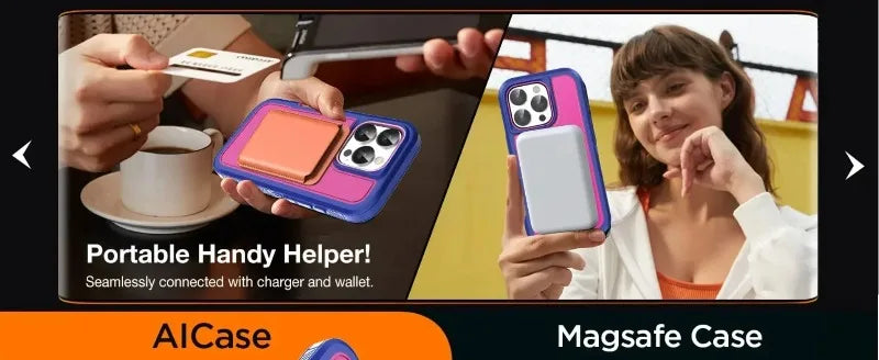 Luxury Ott Magnetic Armor Cases for IPhone Max Box Shockproof Charging