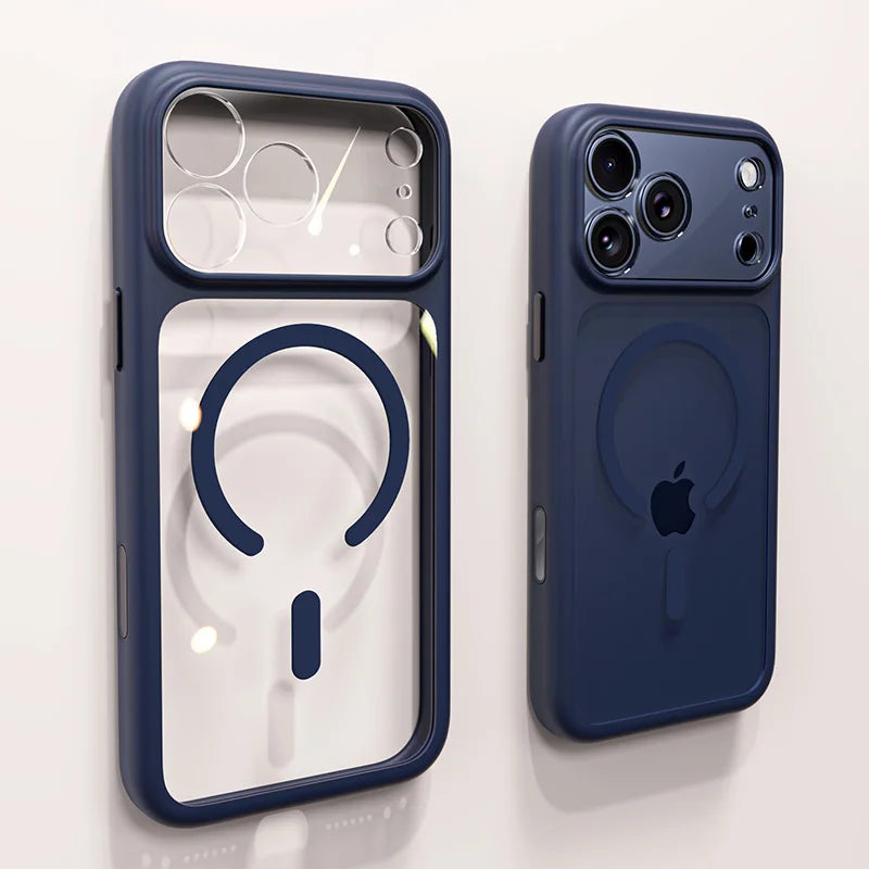 Magnetic Business Simplicity Shockproof Orange Bumper Camera Button Case