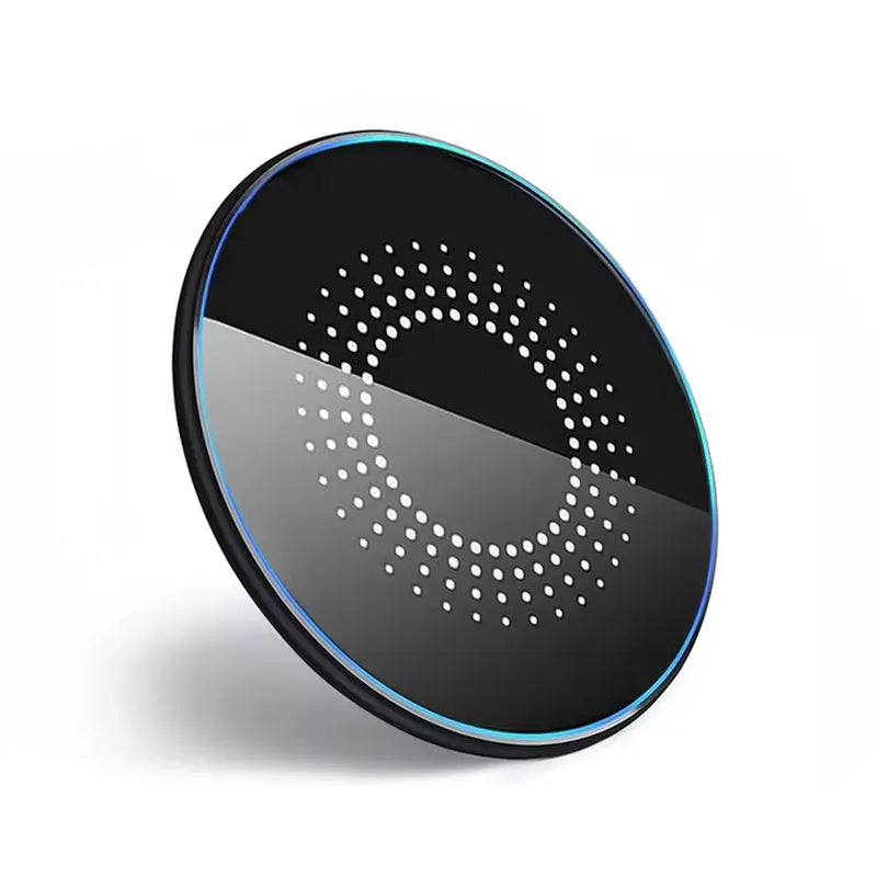 Desktop Wireless Charger LED Light Pad For iPhone 17 16 15 14 13 12 Pro Max Airpods Pro Fast Charging Station For Samsung Xiaomi