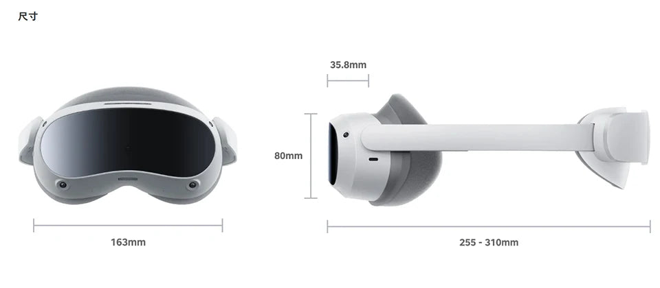 Original Pico4 VR Headset All-In-One Virtual Reality Pico 4 VR Glasses 4K+ Display For Metaverse & Stream VR 3D Gaming