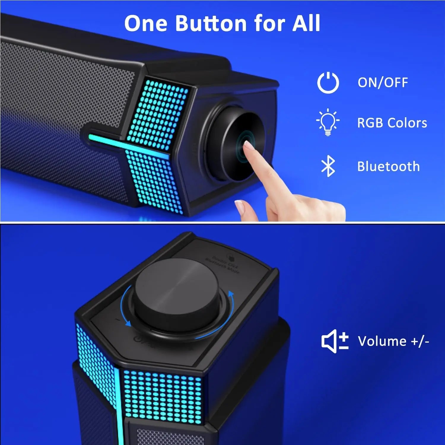 Jeecoo M20 Bluetooth Computer Speakers for PC Desktop Monitor