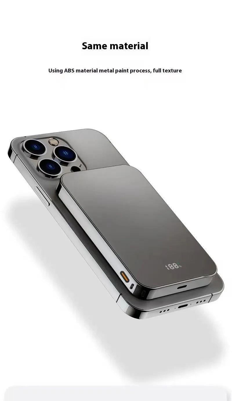 Magnetic Wireless Power Bank Fast Charging Portable External Battery