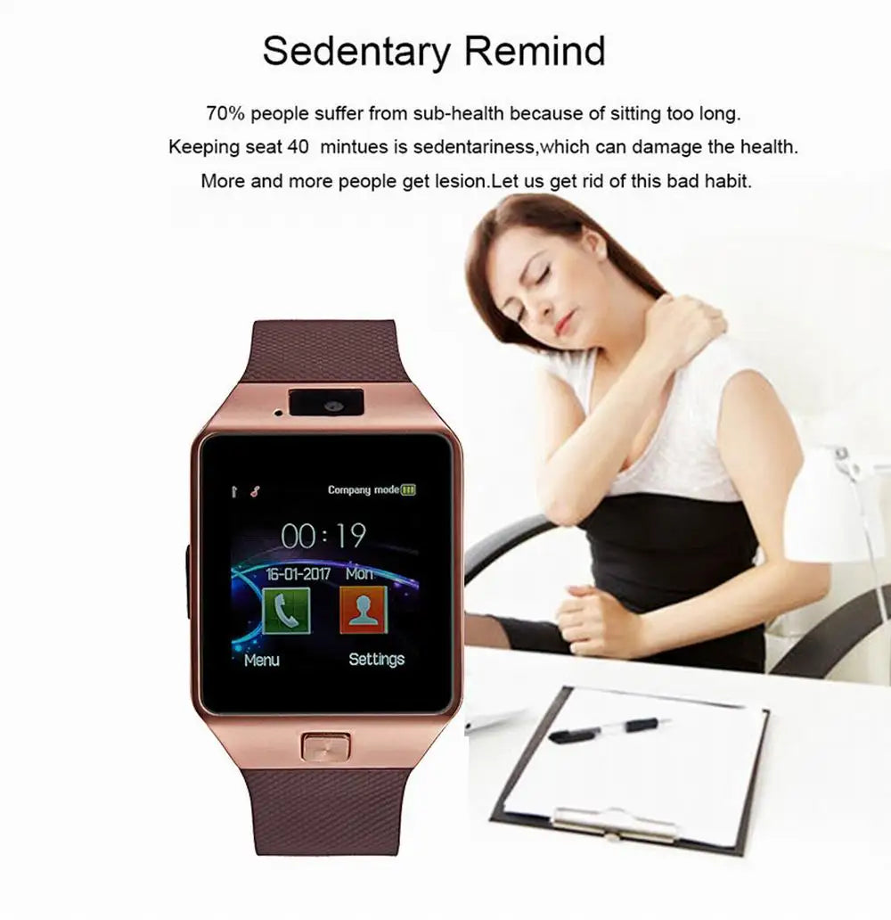 Smart Watch DZ09 Digital Touch Screen Q18 Bracelet Camera Bluetooth WristWatch SIM Card Smart Watch IOS Android Phones Support