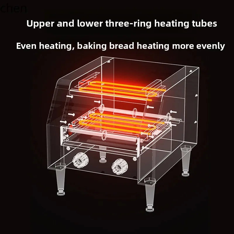 ZML chain toaster commercial toaster crawler self-service hotel bread machine