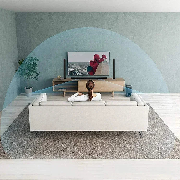 Bluetooth Speaker 5.0 Home Theater System 3D Surround Sound Bar Remote