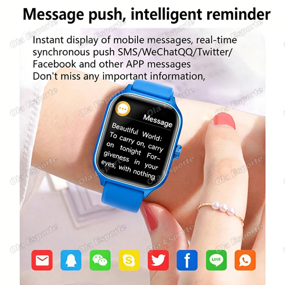 Smart Watch Men 2.01'' AMOLED Screen Waterproof Multiple Sport Mode Fitness HD Bluetooth Call Smartwatch Men Women Bracelet Hw12