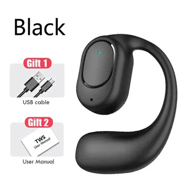 Portable Bone Conduction Earphones Bluetooth Stereo Noise Reduction Headset