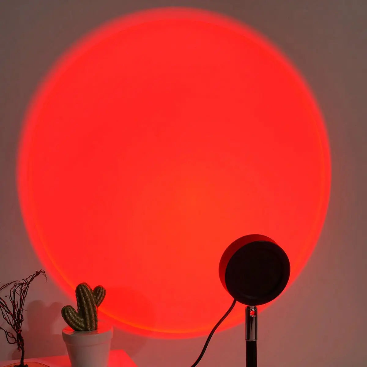 1pc 16 color LED sunset projection light, remote control, USB power supply light