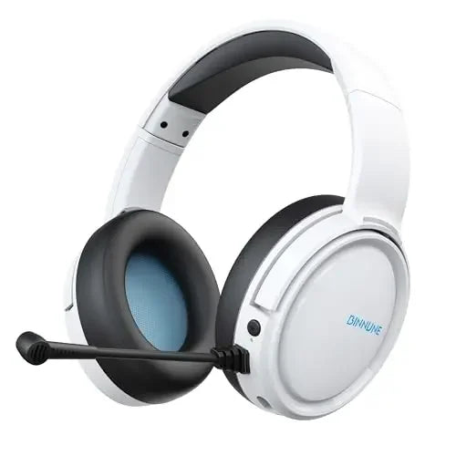 BINNUNE Wireless Gaming Headset with Mic Lightweight Over-Ear Gaming