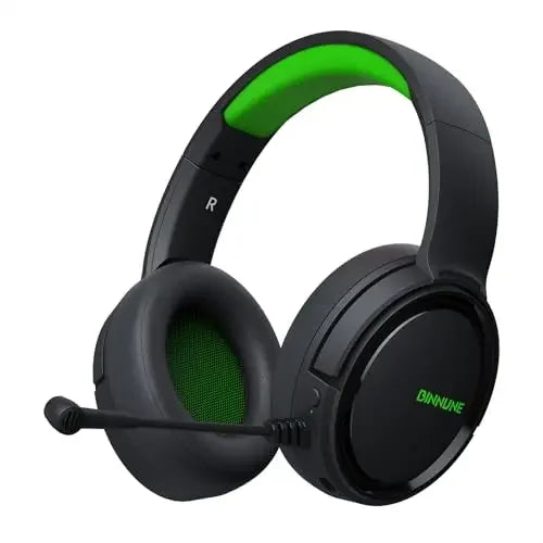 BINNUNE Wireless Gaming Headset with Mic Lightweight Over-Ear Gaming