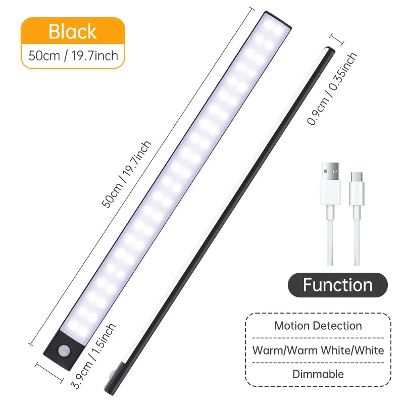 Cabinet Led Light Sensor Movement Rechargeable Wireless Led Lamp Night