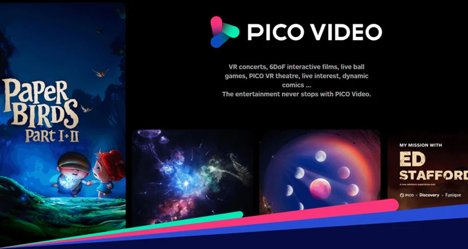 Original Pico4 VR Headset All-In-One Virtual Reality Pico 4 VR Glasses 4K+ Display For Metaverse & Stream VR 3D Gaming
