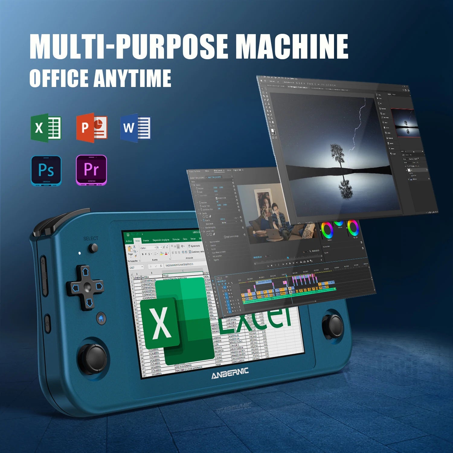 ANBERNIC Win600 PC Games Handheld AMD 3020e/3050e 5.94 Inch IPS Screen Office Video Game Console Windows 10 WiFi5  Pocket Laptop