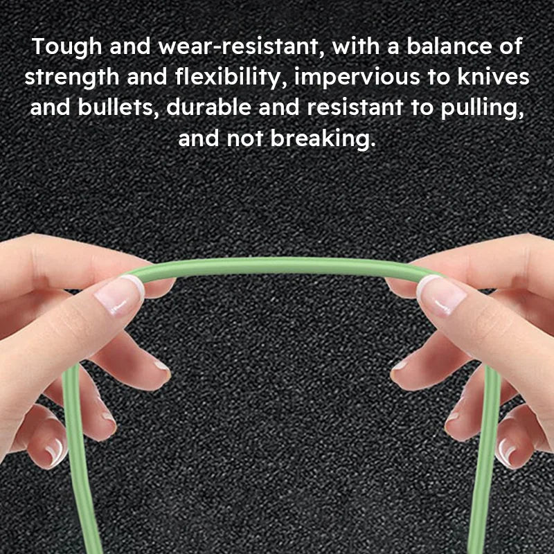 3 In 1  Silica gel USB Cable  Fast Charging Data Multi Port Multiple Charging Wire