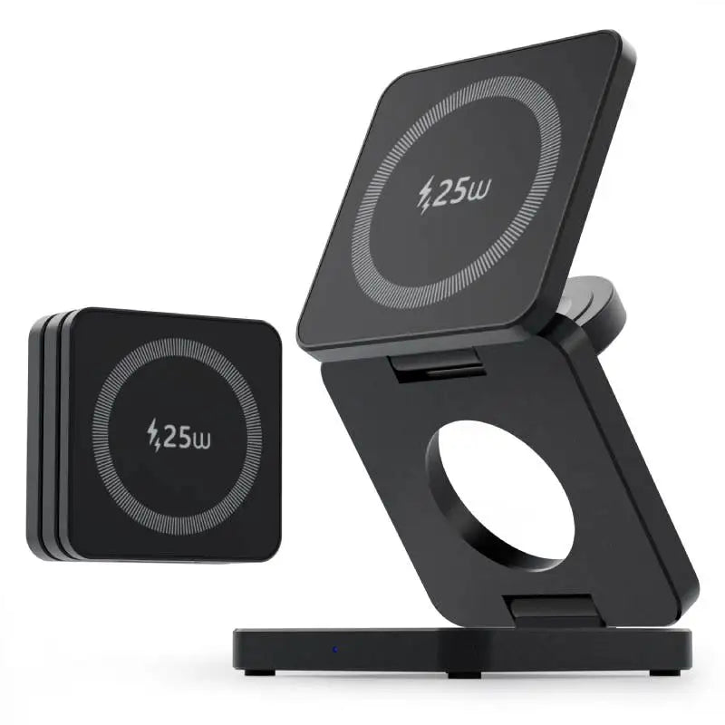 Folding Wireless Charger For iPhone HUAWEI Portable Magnetic Wireless Phone