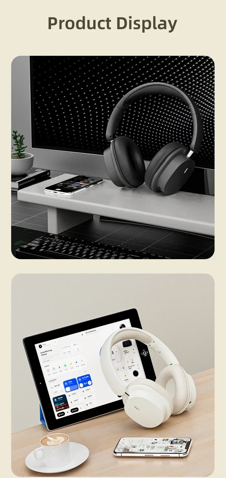 Erilles T2 Earphone With Wire ENC Noise Canceling Wireless Bluetooth Headset Gamer Wired Headphones Blutooth Mp3 Players Hifi