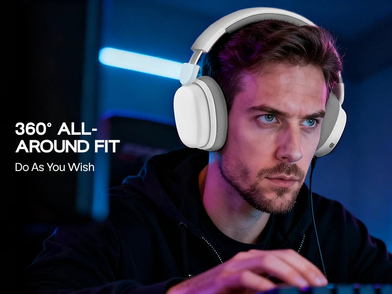 Wireless Gaming Headphone 7.1 Surround Sound with Noise Canceling Mic