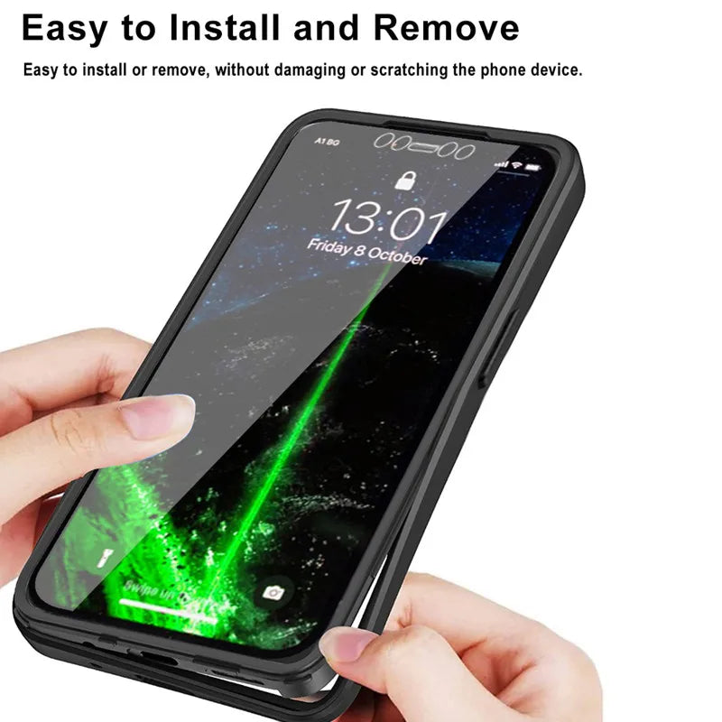 360 Full Body Front Back Clear Case For iPhone 8 Plus SE Silicone Shockproof
