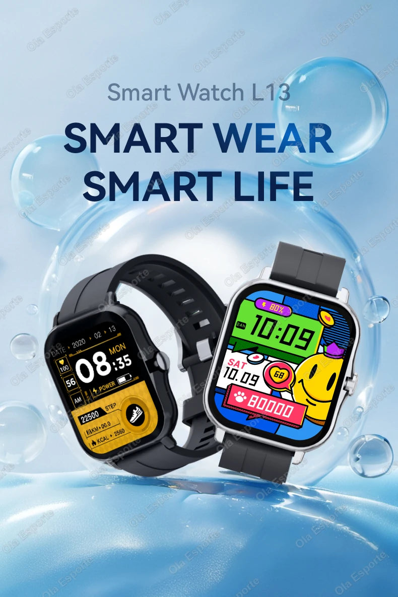 2026 Smart Watch Android Phone 1.83'' Inch Color Screen Bluetooth Call Blood Oxygen/Pressure Monitor Smart Watch Women Men A2435