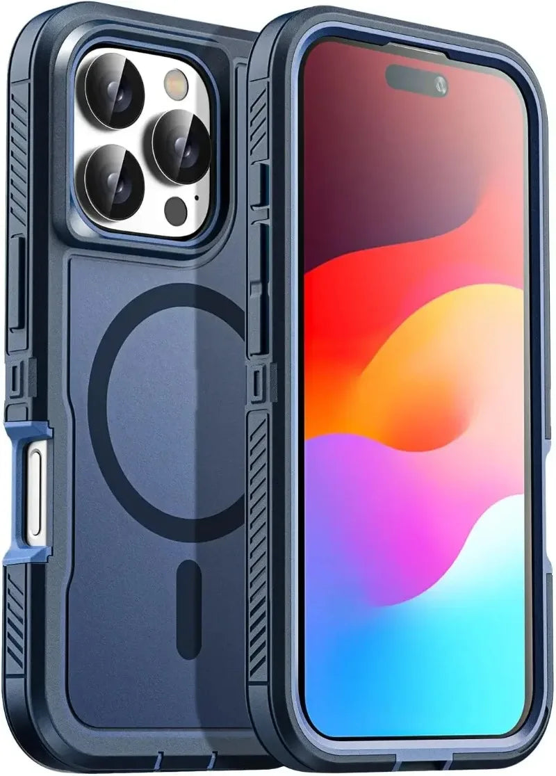 Luxury Ott Magnetic Armor Cases for IPhone Max Box Shockproof Charging