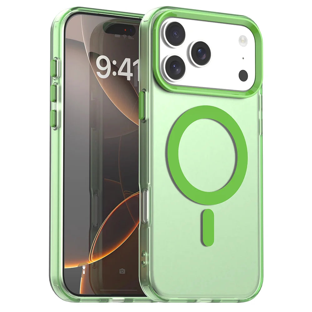 Matte Clear For Magsafe Wireless Charge Case for iPhone Max Military Shockproof