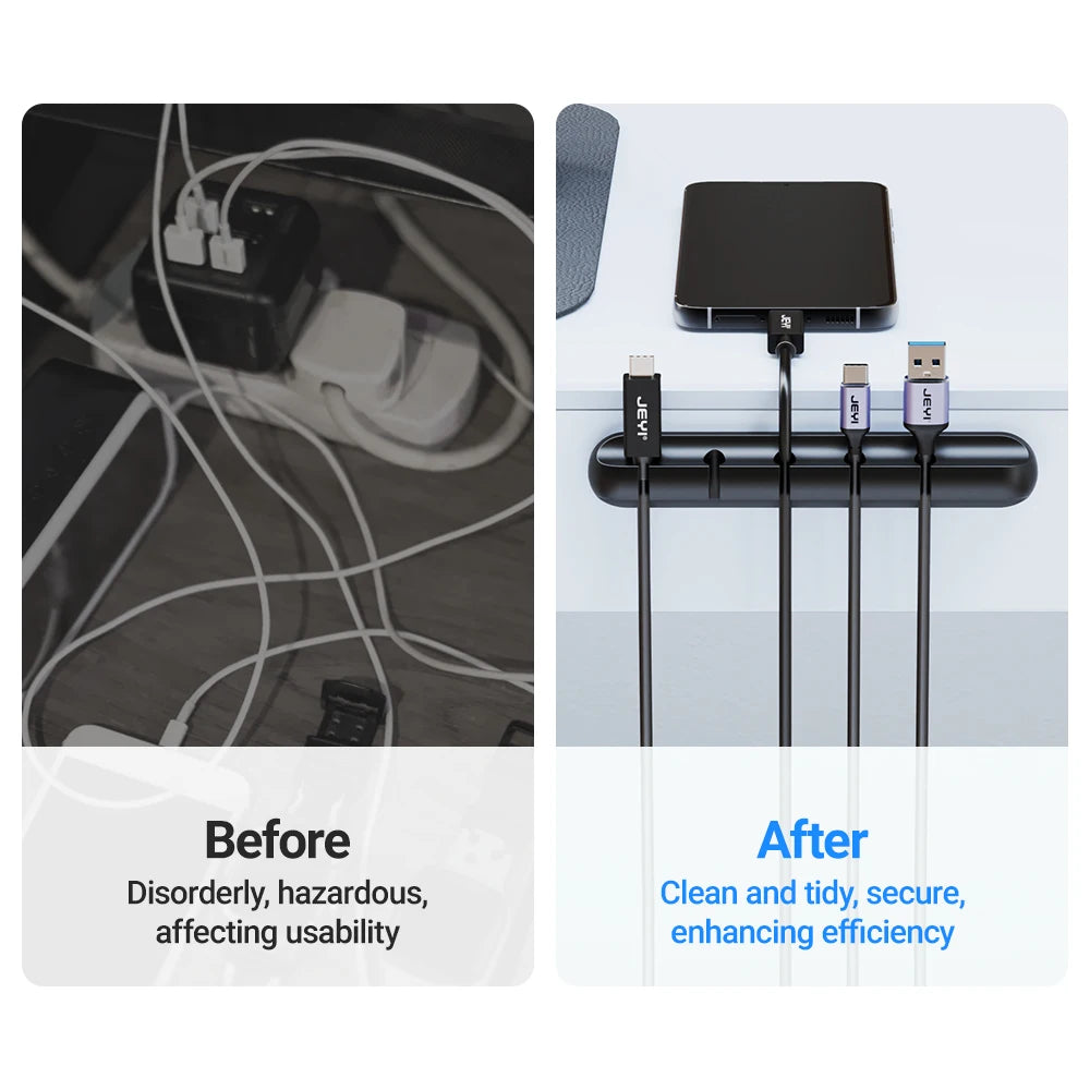 Adhesive Cable Holder Clips Cord Management Wire Power Cord Mouse