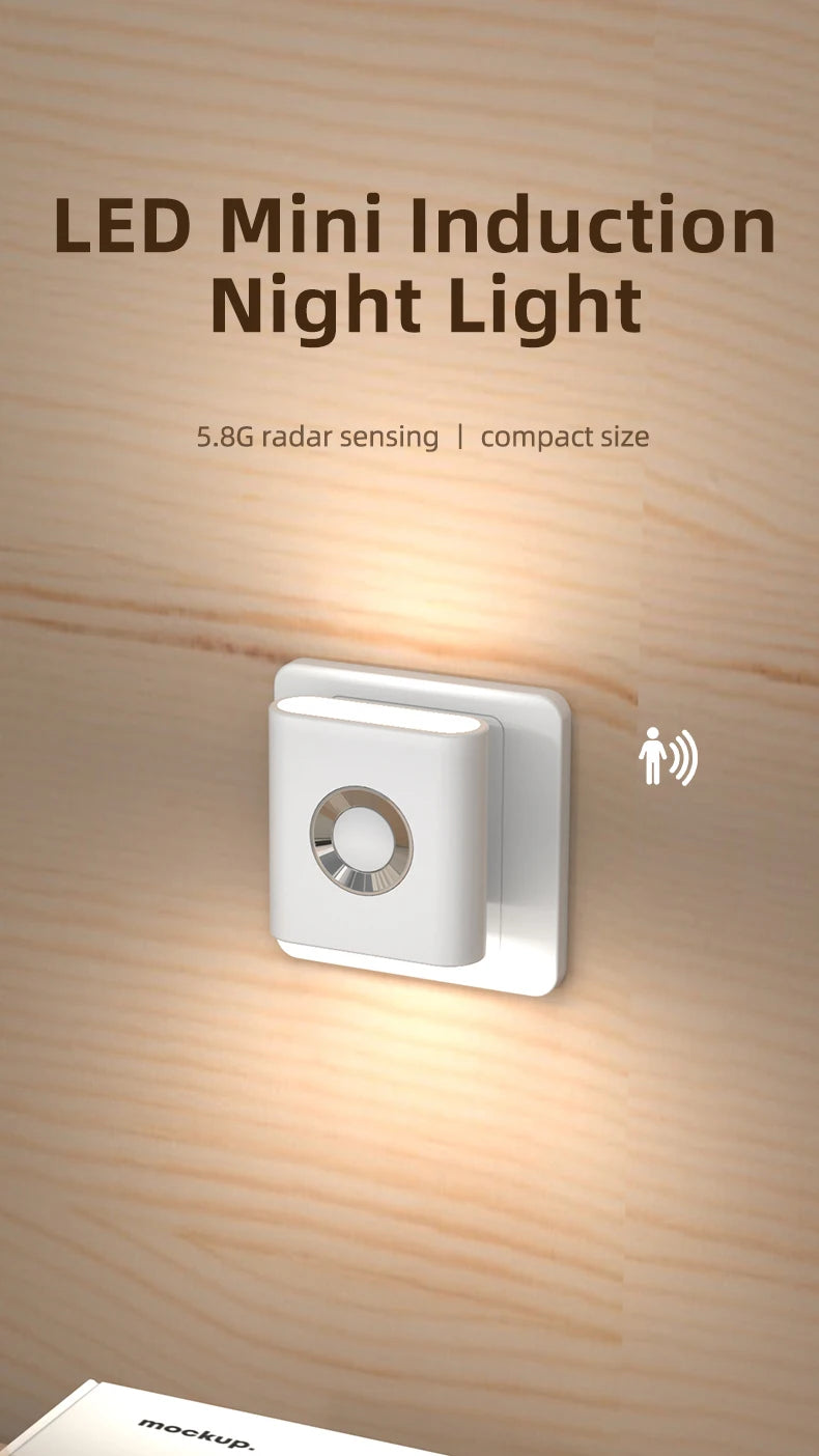 Motion Sensor Light LED Type C Rechargeable Wireless Night Light