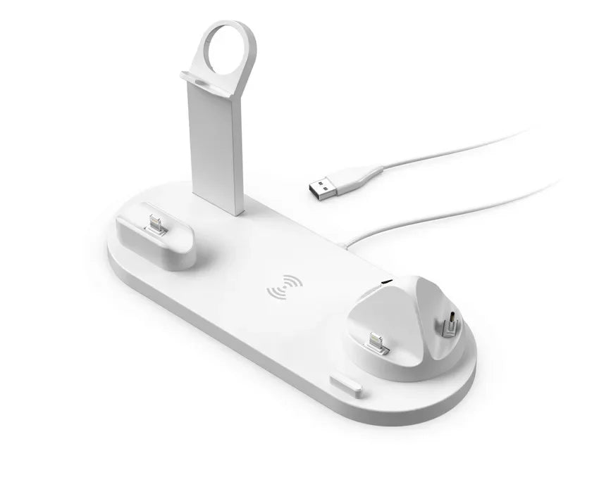 7 in 1 Wireless Charger Stand Pad For iPhone 17-12 Pro Max Apple Watch Airpods Pro iWatch 8 7 Fast Charging Dock Station