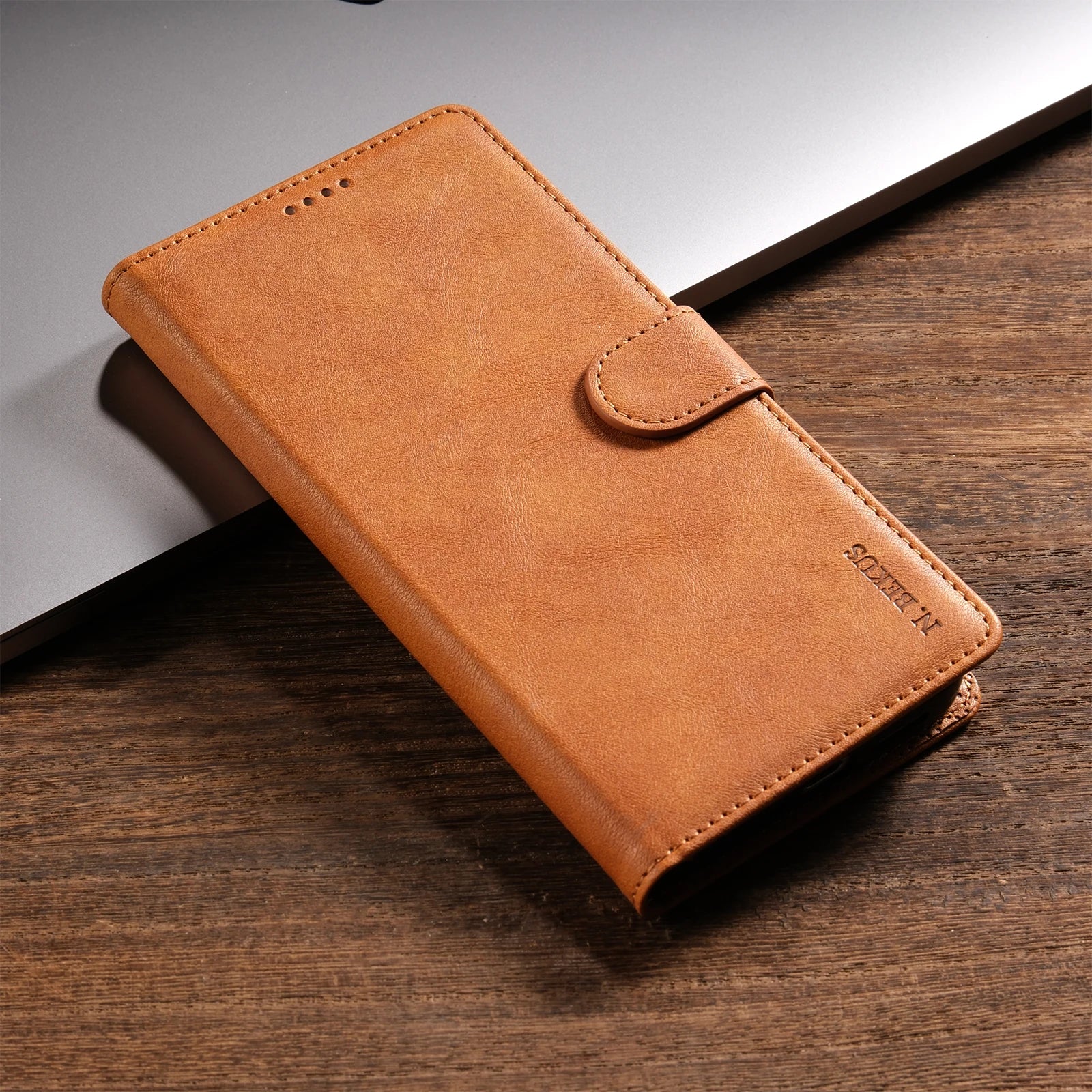 Business Leather Phone Case For Samsung Galaxy Note20 Flip Card Wallet