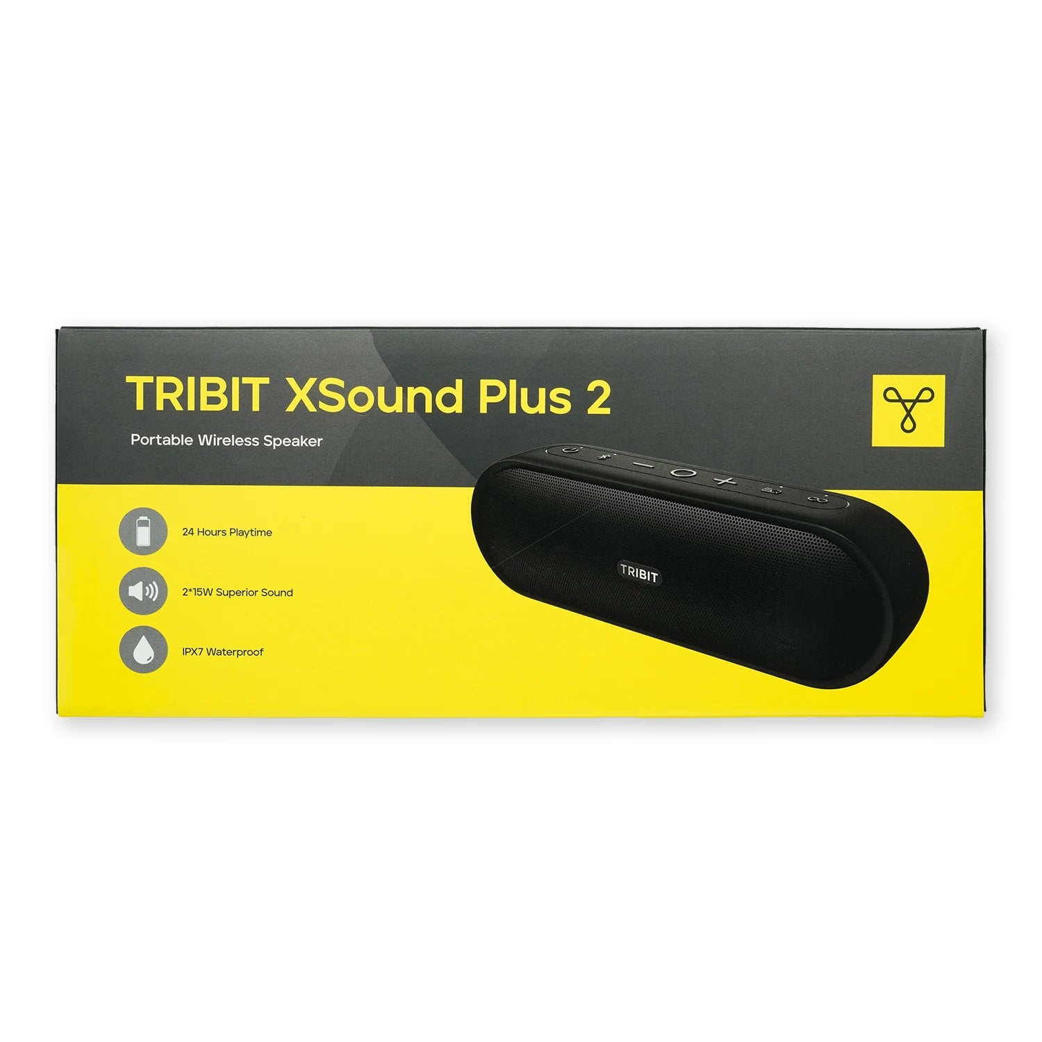 TRIBIT Sound Plus 2 Portable Bluetooth Speaker, 30W Power Wireless Speaker