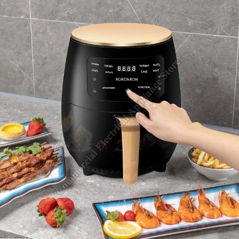 Air Fryer Smart Touchscreen  Multifunctional Oil-Free Smoke Fryer