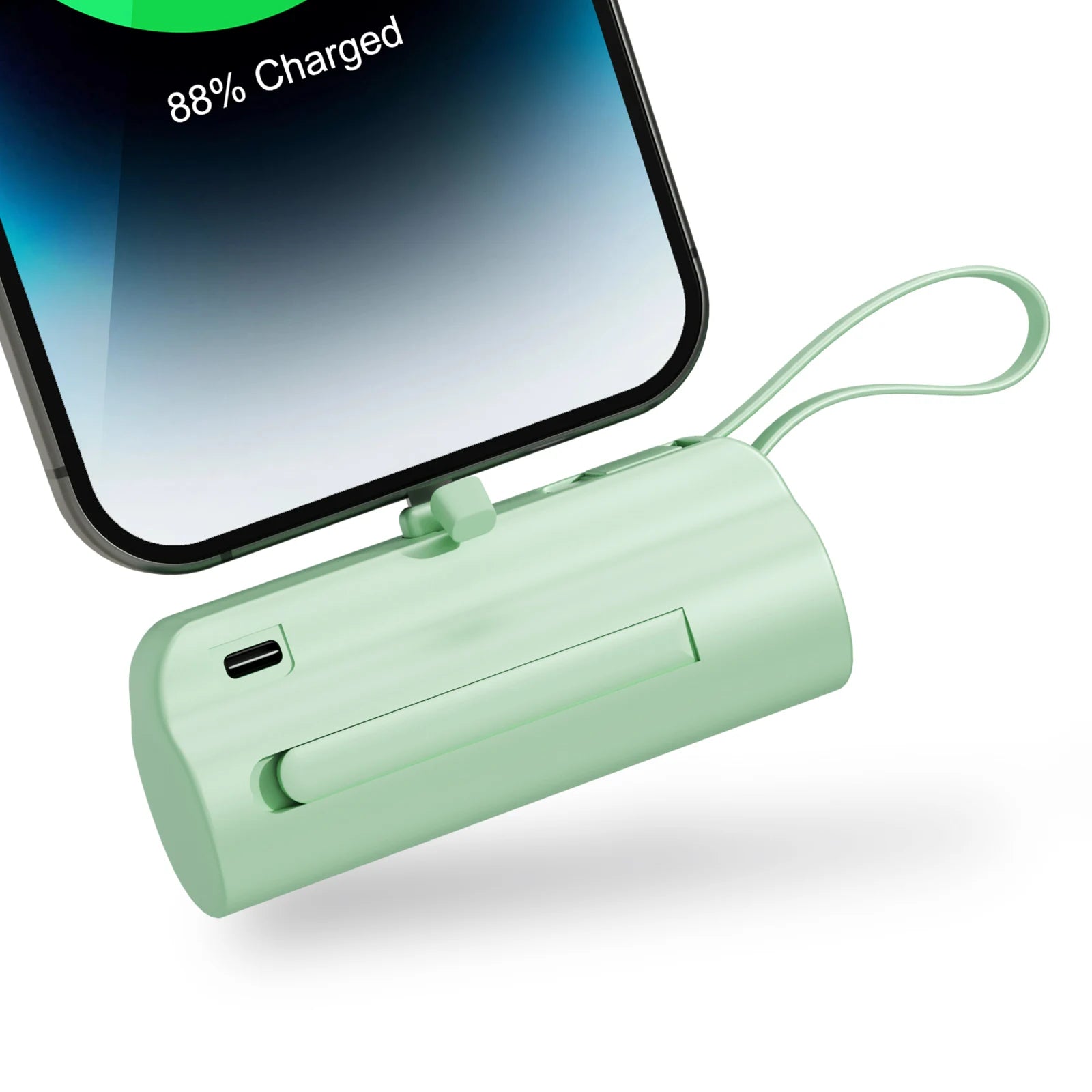 Mini Power Bank Portable 4500mAh Power Phone Charger Capsule Dual USB