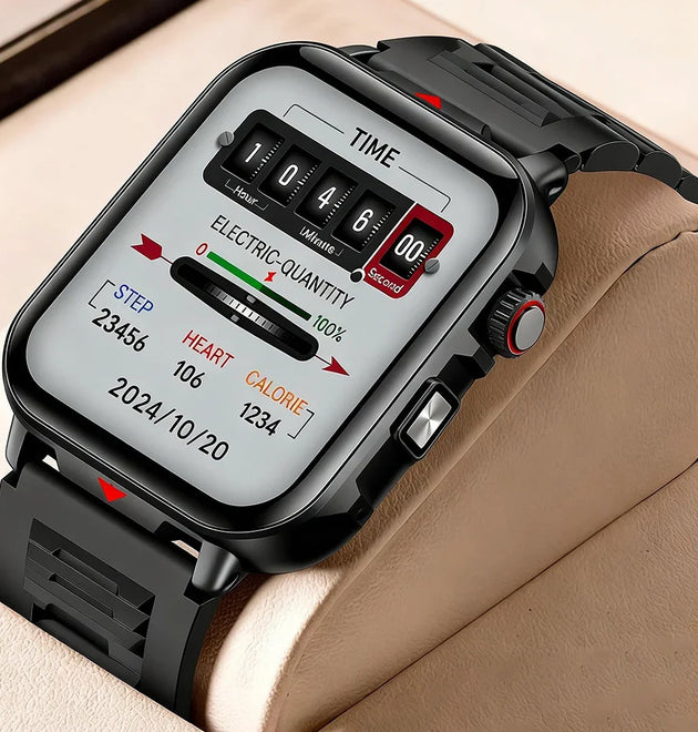 Electronic Smart Watch BT Call Heart Rate Monitor Smartwatch Fitness Tracker Waterproof Sport Watches for Man Woman Android 2026