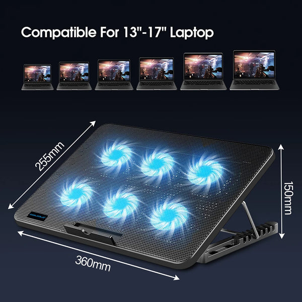 Laptop Cooling Pad Height Wind Speed Adjustable Laptop Cooer With Mobile