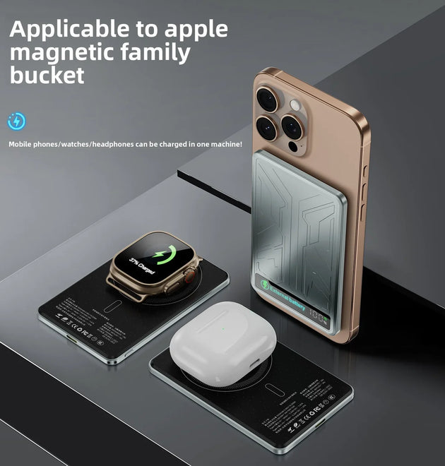 Mech Armor PD20W 5000mAh Magnetic Wireless USB C Type C Power Bank for MagSafe External Battery CCC China Aviation Safety banks