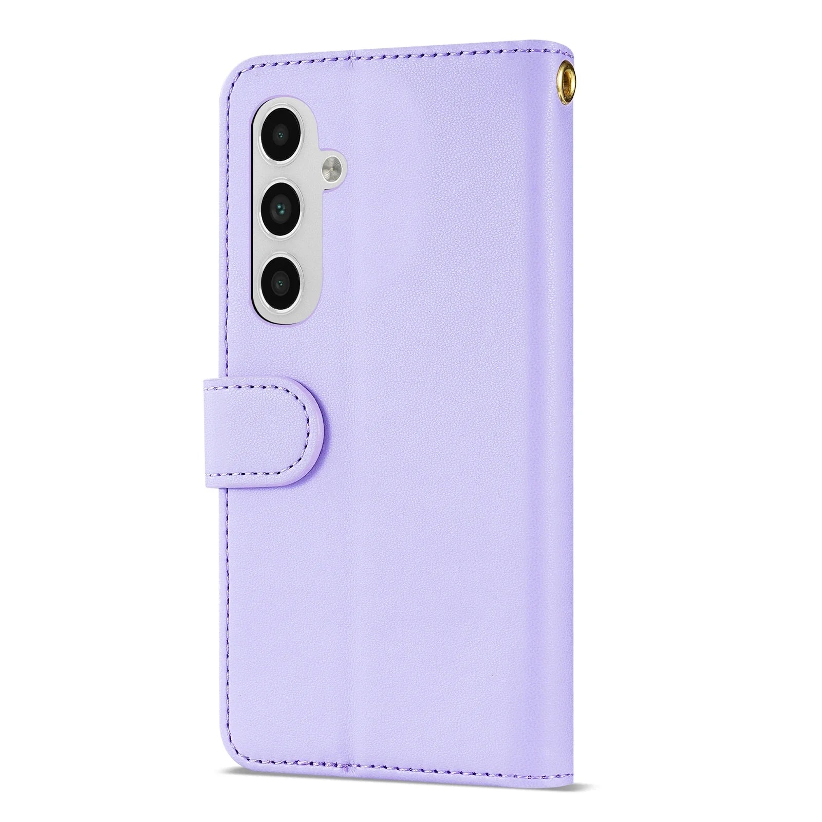 Wallet Small Fragrance Zipper Cardslot Kickstand Magnetic Flip Leather Case