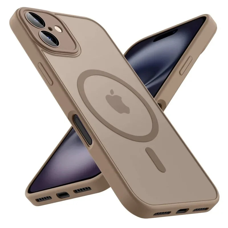 Luxury Frosted Phone Case For Pro Max Plus 17 Air 16e For Magsafe Cover