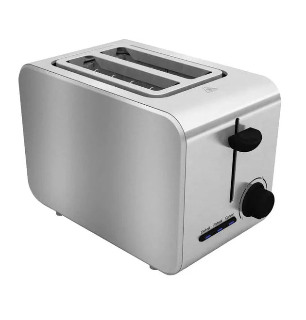 Stainless Steel Toaster – Household Appliance 2-slice Sandwich Toaster Rapid Heating; Portable Automatic Pop-up; Multi-function