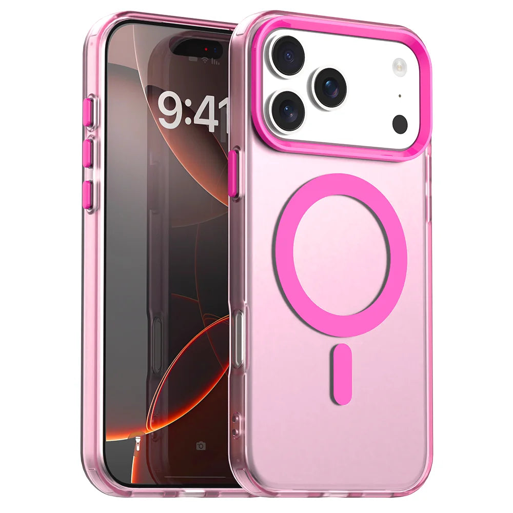 Matte Clear For Magsafe Wireless Charge Case for iPhone Max Military Shockproof