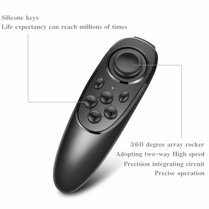 VR Glasses 3D Virtual Reality Box G10 IMAX Giant Screen Google Cardboard Helmet for 4.7-7inch Smartphone Matching Joystick