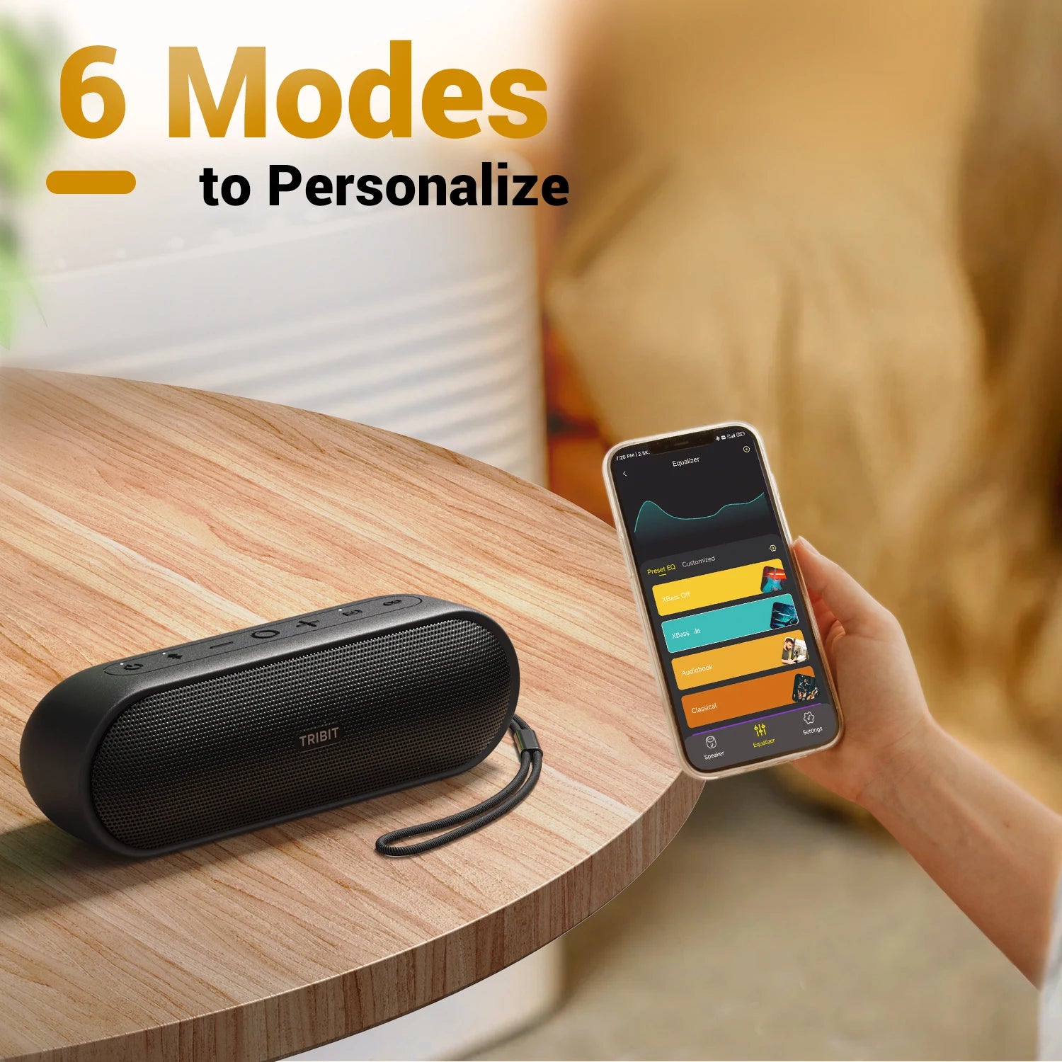 TRIBIT Sound Plus 2 Portable Bluetooth Speaker, 30W Power Wireless Speaker