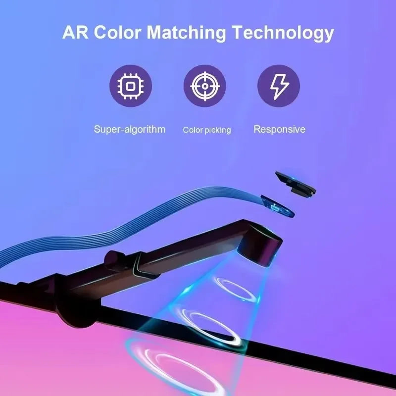 Led Backlight RGBIC LED Strip Light with Color Picking Sensor App Control Light