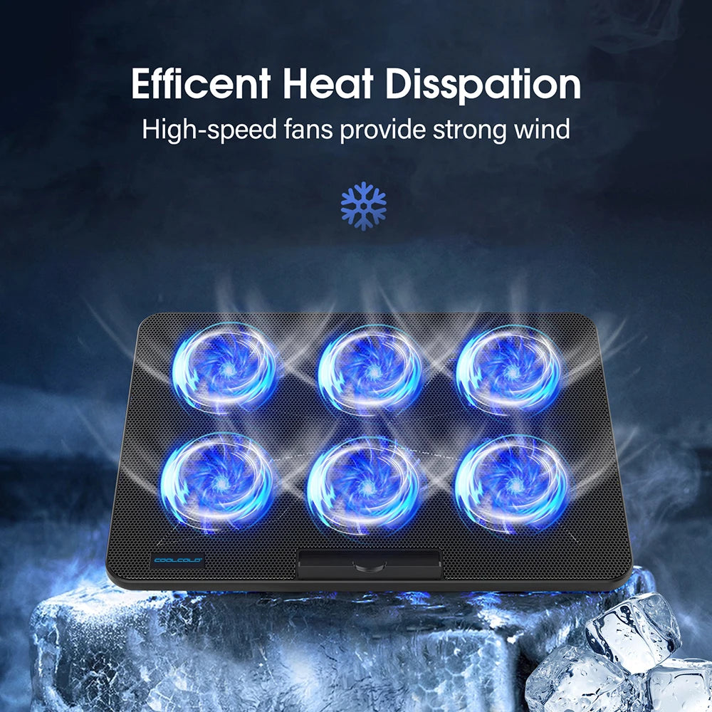 Laptop Cooling Pad Height Wind Speed Adjustable Laptop Cooer With Mobile